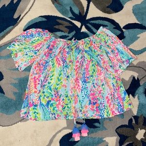Lilly Pulitzer Off the Shoulder Top